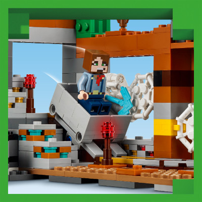 Đồ Chơi Lắp Ráp Hầm Mỏ Vùng Hoang Mạc LEGO MINECRAFT 21263 (538 chi tiết)