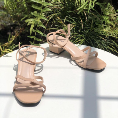 Sandal cao gót 9 phân nữ hot trend  trẻ trung năng động 21420