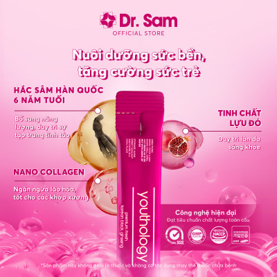 Hộp quà tặng 3 Hộp nhỏ - Nước uống Dr. Sam MANCORE  & youthology giúp bổ sung năng lượng toàn diện -  30 gói x 10ml