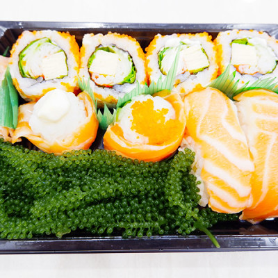 Rong nho biển GREEN FOOD - Sea grapes - Giàu vitamin, khoáng chất và các axit amin  (Túi zipper 100G)