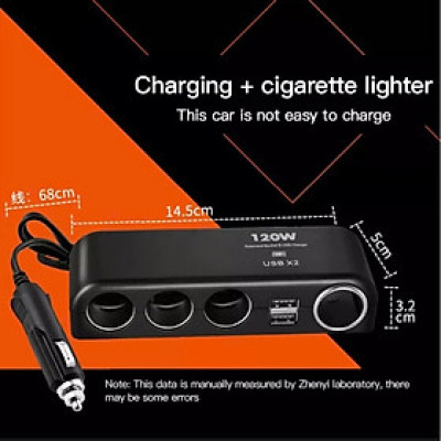 Bộ Chia Tẩu Sạc Ô Tô X25 Cao Cấp – 12V-24V, 250W, 3.1A Có Hiển Thị Điện Áp, ĐÈN TRANG TRÍ , ĐỒNG HỒ TREO TƯỜNG