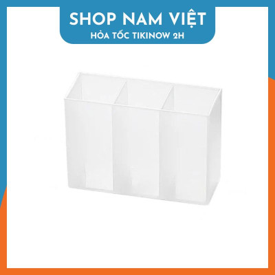 Hộp Đựng Mỹ Phẩm Trang Sức 3 Ngăn Dán Tường