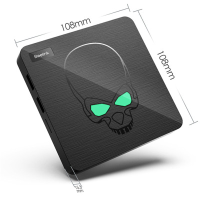Androdi tivi box Beelink GT-King Ram 4GB, Rom 64GB, điều khiển giọng nói và cử chỉ android 9 - Hàng Nhập Khẩu