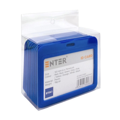 Bảng tên Enter BT061 86x54mm 1 mặt ngang