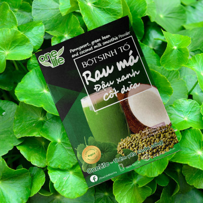 Dòng sản phẩm Rau má ONELIFE (Bột Rau Má Nguyên Chất & Sinh Tố Rau Má Đậu Xanh Cốt Dừa)