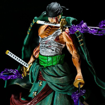 Mô Hình Zoro Đẫm Máu Siêu Ngầu 36cm ~2KG Mô Hình One Piece Cao Cấp, Figure Mô Hình Anmie One Piece Luffy Vua Hải Tặc
