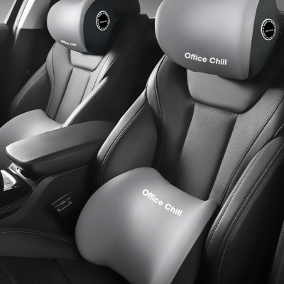 Gối Tựa Đầu Tựa Lưng Cao Cấp Chính Hãng OFFICE CHILL Combo Gối Tựa Lưng Tựa Cổ Ô Tô Ghế Văn Phòng Chất Liệu Cao Su Bảo Hành 90 Ngày