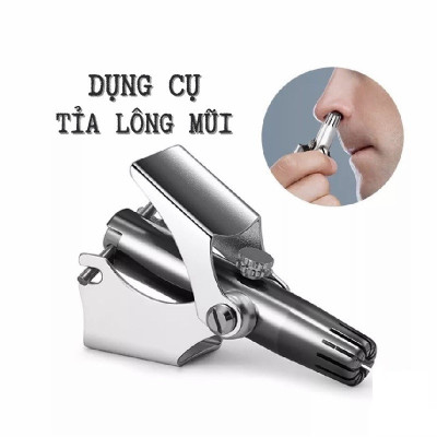 Dụng cụ cắt tỉa lông mũi bằng thép không gỉ, dễ dàng rửa sạch - Hàng chính hãng