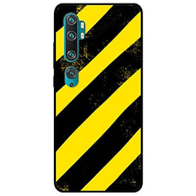 Ốp lưng dành cho Xiaomi Mi Note 10 Pro mẫu Sọc Vàng Đen