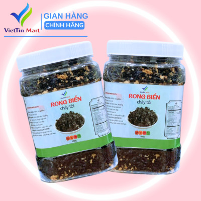 500gram rong biển cháy tỏi VSATTP (2 hũ 250g)
