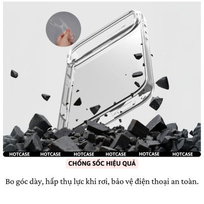 Ốp lưng dẻo silicon trong suốt mỏng 0.6mm cho iPhone 17 Pro Max / 17 Air / iP 17 Pro / 17 hiệu Hotcase Ultra thin - Chống trầy xước, siêu mỏng, độ trong full HD - Hàng nhập khẩu