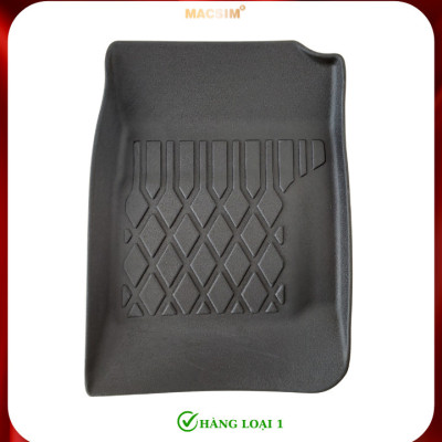 Thảm lót sàn xe ô tô Chevrolet Colorado 2015+ (sd) Nhãn hiệu Macsim chất liệu nhựa TPE cao cấp màu đen