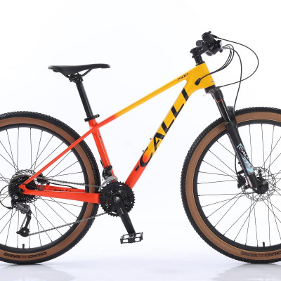 Xe đạp thể thao CALLI 7100 Khung carbon siêu nhẹ, phanh dầu thủy lực với 27 tốc độ