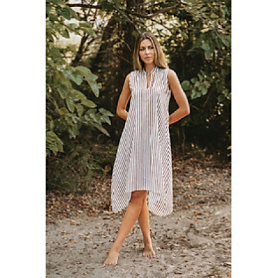 Đầm Midi Thêu Kết Hạt Cotton Isla Bonita