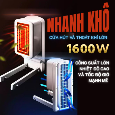 Tủ Sấy Quần Áo Cao Cấp SOWUN SW869S Hàng Chính Hãng, Cảm Ứng 1 Chạm, Công Nghệ Ion Âm Khử Khuẩn Và Sấy Tối Đa 30kg Quần Áo