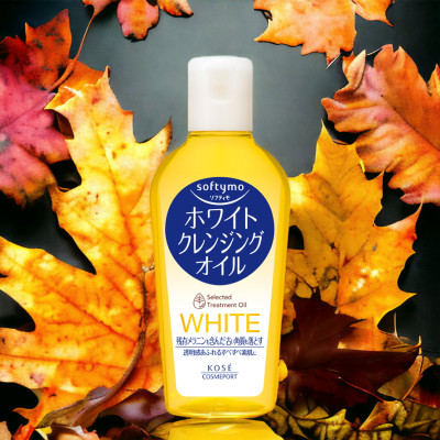 Dầu Tẩy Trang Dưỡng Trắng Da Kosé Softymo White Cleansing Oil NC (230 mL)