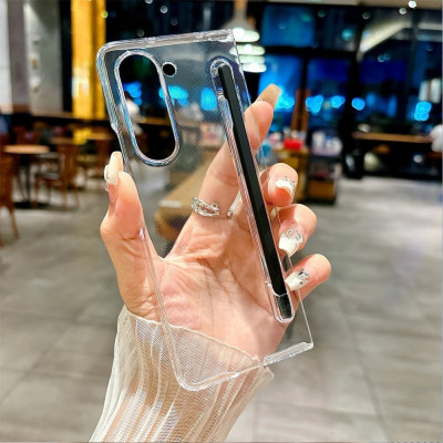 Ốp lưng trong suốt siêu mỏng chống ố vàng cho Samsung Galaxy Z Fold 6 5G Likgus Penone bảo vệ 360 độ màn phụ và mặt lưng (Tặng bút cảm ứng) - Hàng nhập khẩu