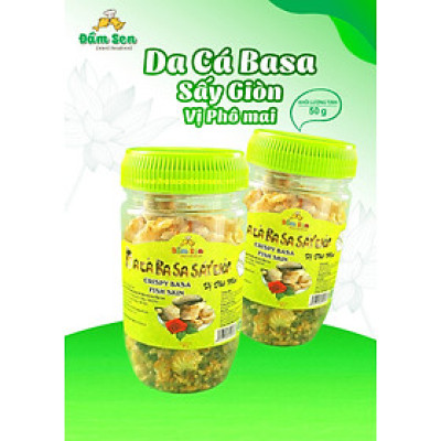 Đặc Sản Bình Thuận  -  Da Cá Sấy Giòn Vị Phô Mai Đầm Sen - 80G