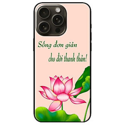 Ốp lưng dành cho Iphone 15 - Iphone 15 Plus - Iphone 15 Pro - Iphone 15 Pro Max - Sống Đơn Giảnn - Hàng Chính Hãng