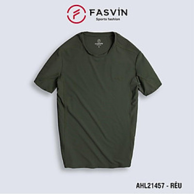Áo thun thể thao nam Fasvin AHL21457.HN chất Nylon cao cấp vải mềm mịn thoáng mát thoải mái