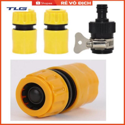 Bộ dây vòi xịt nước rửa xe, tưới cây . tăng áp 3 lần, loại 7m, 10m 206318 đầu đồng, cút,nối đen+ tặng khăn phượt