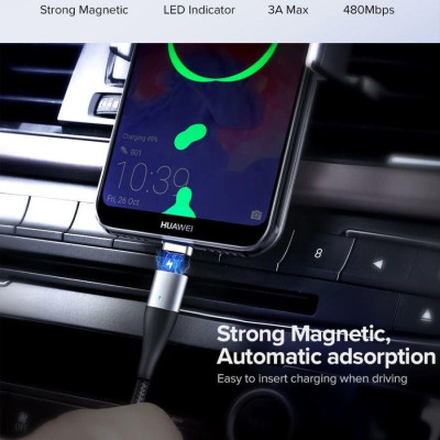 Ugreen UG60210ED023TK Đầu USB type C hít nam châm dùng chung cho dây USB từ tính - HÀNG CHÍNH HÃNG