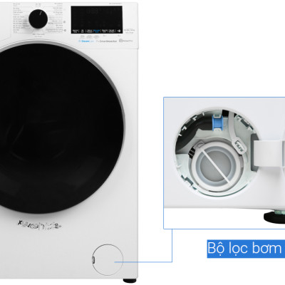Máy giặt Beko Inverter 8 kg WCV10649XWST - Hàng Chính Hãng - Chỉ Giao HCM