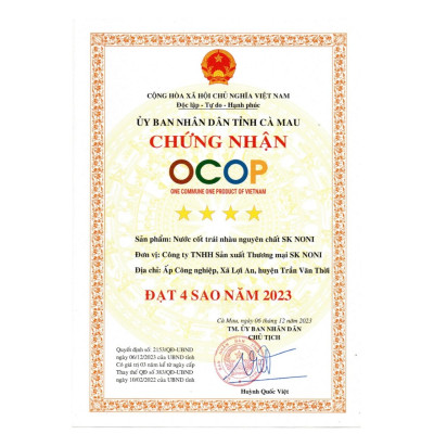 Combo 10 chai Nước cốt trái nhàu SK Noni Juice Premium 375ml