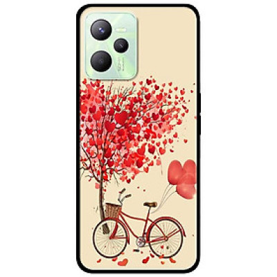 Ốp lưng dành cho Realme C35 mẫu Xe Đạp Tình Yêu Nhạt