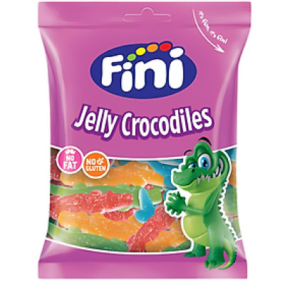 Kẹo Dẻo Fini Jelly Crocodiles Vị Trái Cây 90g