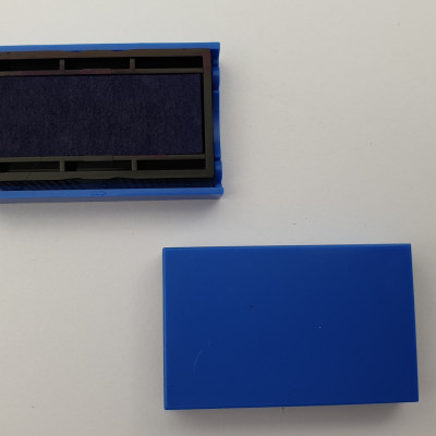 Thẻ mực Con Dấu ngày tháng Pet-400 màu xanh