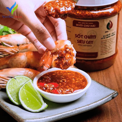 Sốt Chấm Chú Hải Cay Vừa, Siêu Cay - Ăn Chay Được