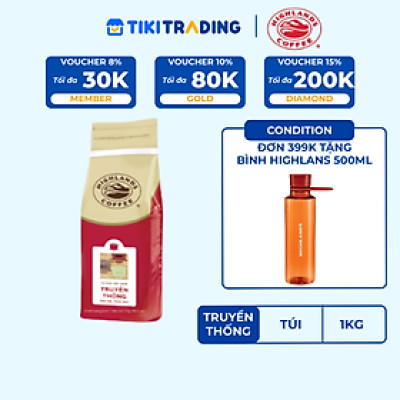 Cà bột Truyền thống Highlands Coffee 1kg