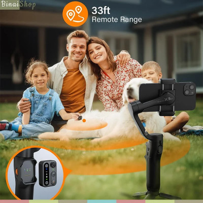 Hohem Isteady X2 / Hohem ISteady X3 SE / Hohem ISteady X3 - Gimbal | Tay cầm chống rung có remote điều khiển từ xa dùng cho smartphone - Hàng Chính Hãng