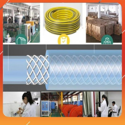 ️Evoucher Bộ dây vòi xịt nước rửa xe, tưới cây , tăng áp 3 lần, loại 15m 206236 đầu đồng,đai,nối vàng+  mở chai