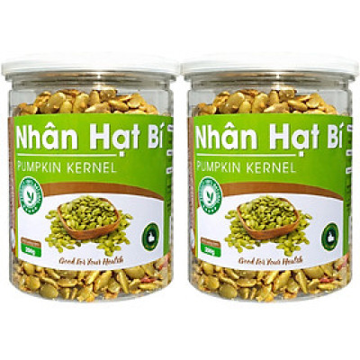 [Combo 2 Hũ] Nhân Hạt Bí Rang Tỏi Ớt - Mỗi Hũ 250G Hiệu SK FOOD