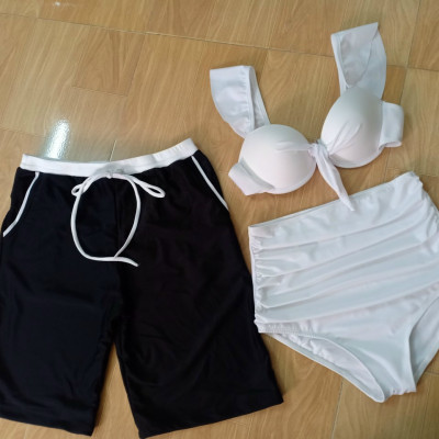 Bộ Đồ Bơi Nam Nữ 3 Mảnh