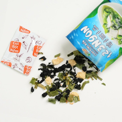 Canh dưỡng sinh rong biển hộp 4 gói TÂM MINH FOODS dinh dưỡng ăn liền tiện lợi