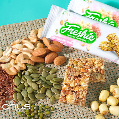 3 hộp 3 vị thanh hạt dinh dưỡng Freshie thuần thực vật không chiên dầuTÂM MINH FOODS