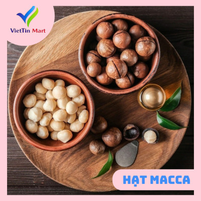 Hạt Macca Úc Nứt Vỏ Viettin Mart 500G
