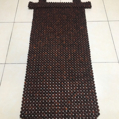 Lót ghế ô tô hạt gỗ Mun ( hình thật )