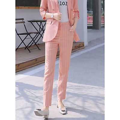 Quần Tây Nữ Titishop ACC413 Sọc Cam