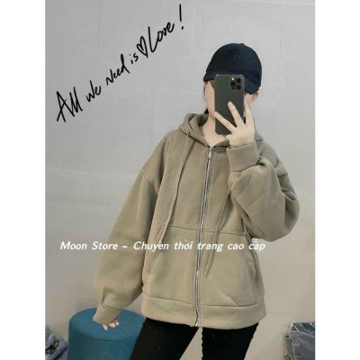 Áo khoác chống nắng cho nữ dây kéo trơn cực chất thời trang-A872