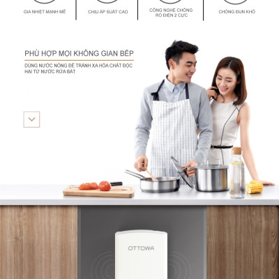 Máy nước nóng rửa bát OTTOWA - 5500W - TM5501 - Hàng chính hãng OTTOWA