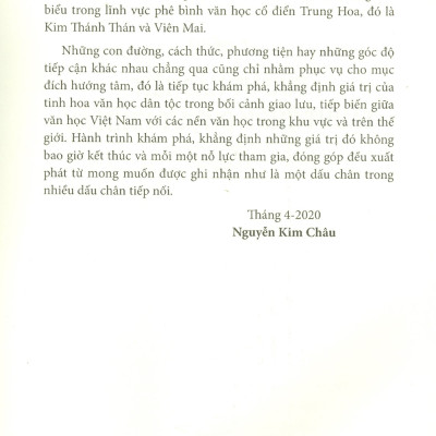  Văn Học Cổ Việt Nam Và Trung Hoa - Những Hướng Tiếp Cận