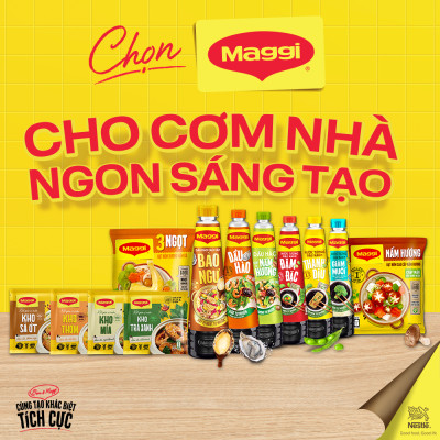Hạt nêm cao cấp MAGGI vị Nấm Hương gói 450g