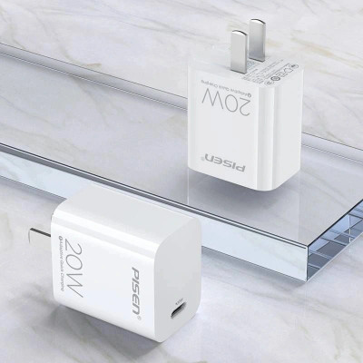 Bộ sạc nhanh Pi QUICK TS-C140 chân gập TypeC to L 20W hỗ trợ PD3.0 / FCP / QC4 Kai Nguyễn ( hàng chính hãng)