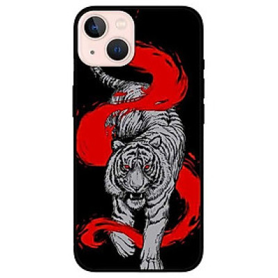 Ốp lưng dành cho Iphone 13 Mini - Iphone 13 - Iphone 13 Pro -  Iphone 13 Pro Max - Hổ Trắng Đỏ