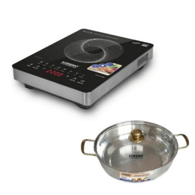 Bếp từ Koreno Thái Lan KN-865 công suất 2200W Inverter kèm nồi lẩu hàng chính hãng bảo hành 12 tháng