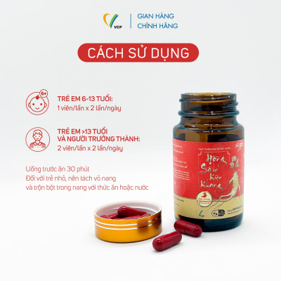 [Combo 2 lọ 30 viên] TPBVSK HỒNG SÂM KIỆN KHANG - Hỗ trợ tăng cường sức đề kháng, giảm mệt mỏi, tăng cường sức khỏe